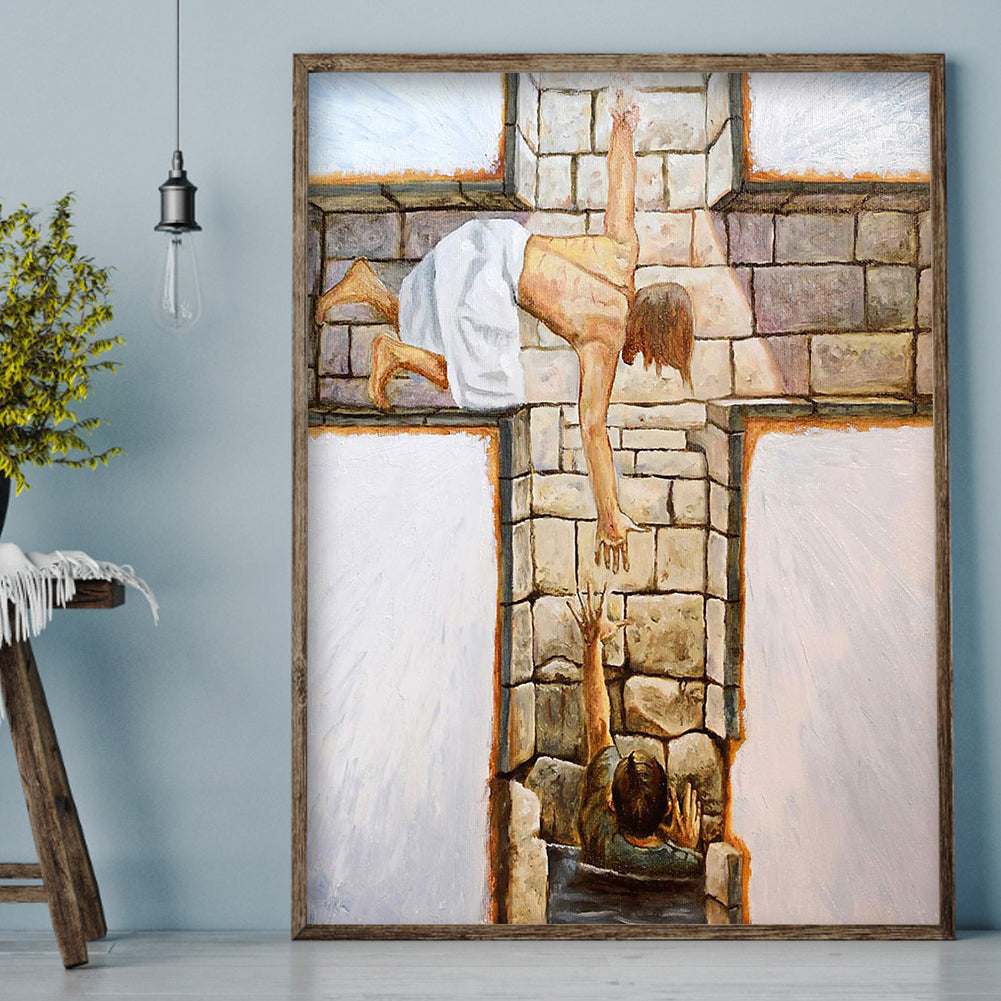Salvation Hand - Full Round Drill Diamond Painting 35*50CM