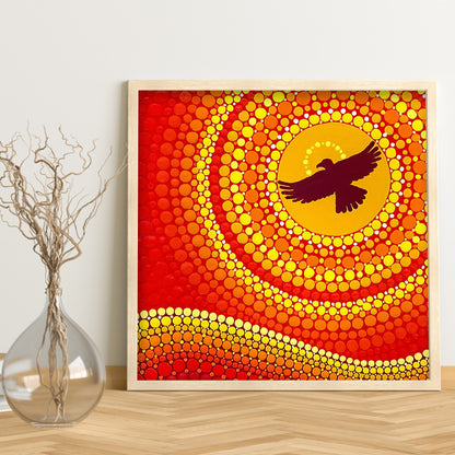 Eagle - Special Shaped Drill Diamond Painting 30*30CM