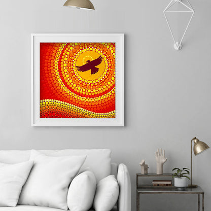 Eagle - Special Shaped Drill Diamond Painting 30*30CM