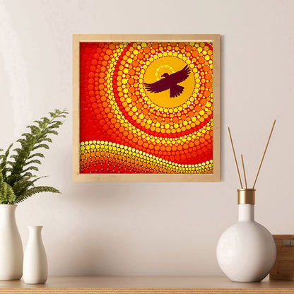 Eagle - Special Shaped Drill Diamond Painting 30*30CM