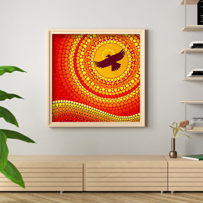 Eagle - Special Shaped Drill Diamond Painting 30*30CM