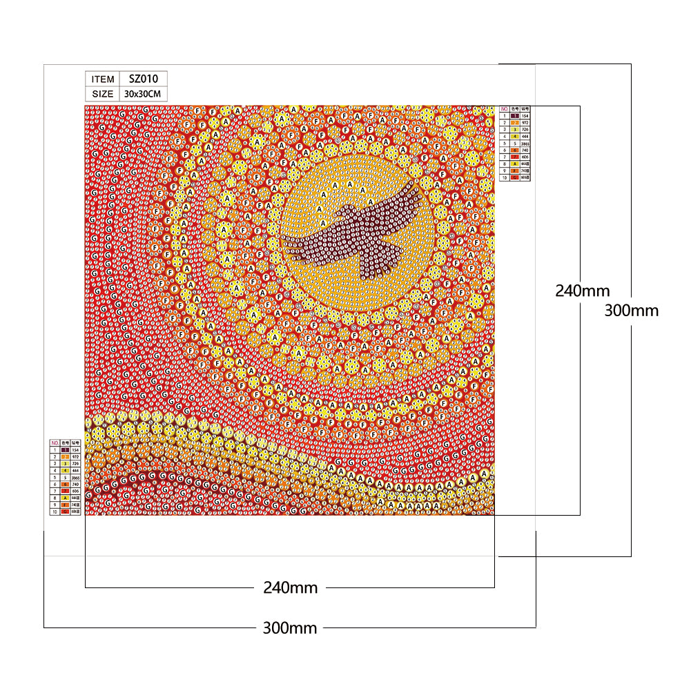 Eagle - Special Shaped Drill Diamond Painting 30*30CM