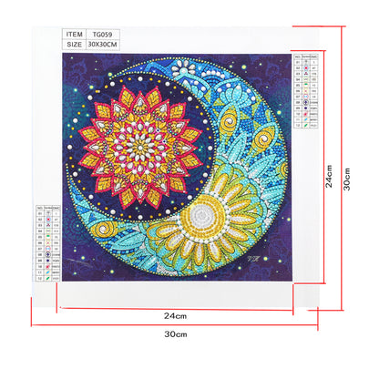 Datura - Special Shaped Drill Diamond Painting 30*30CM