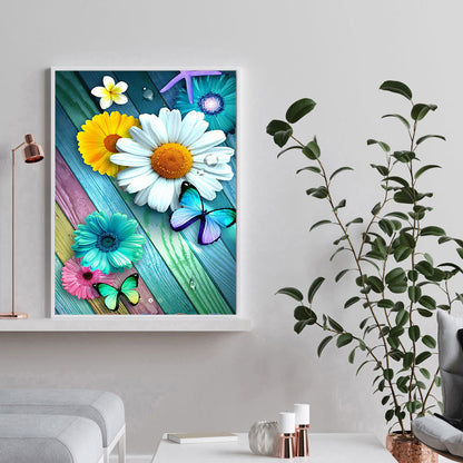 Butterfly - Full Round Drill Diamond Painting 30*40CM