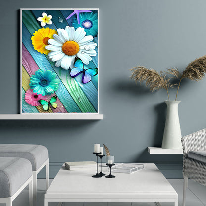 Butterfly - Full Round Drill Diamond Painting 30*40CM