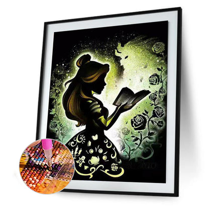 Girl - Full Round Drill Diamond Painting 30*40CM