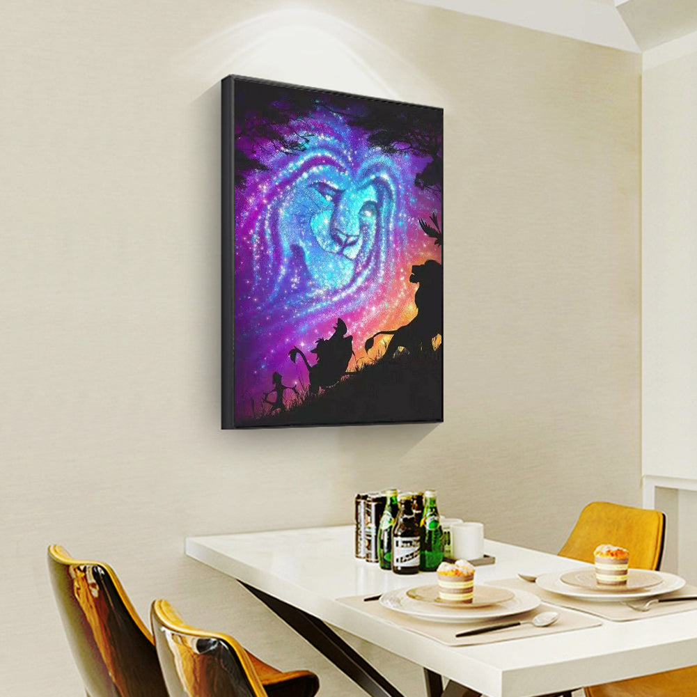 Lion - Full Round Drill Diamond Painting 30*40CM