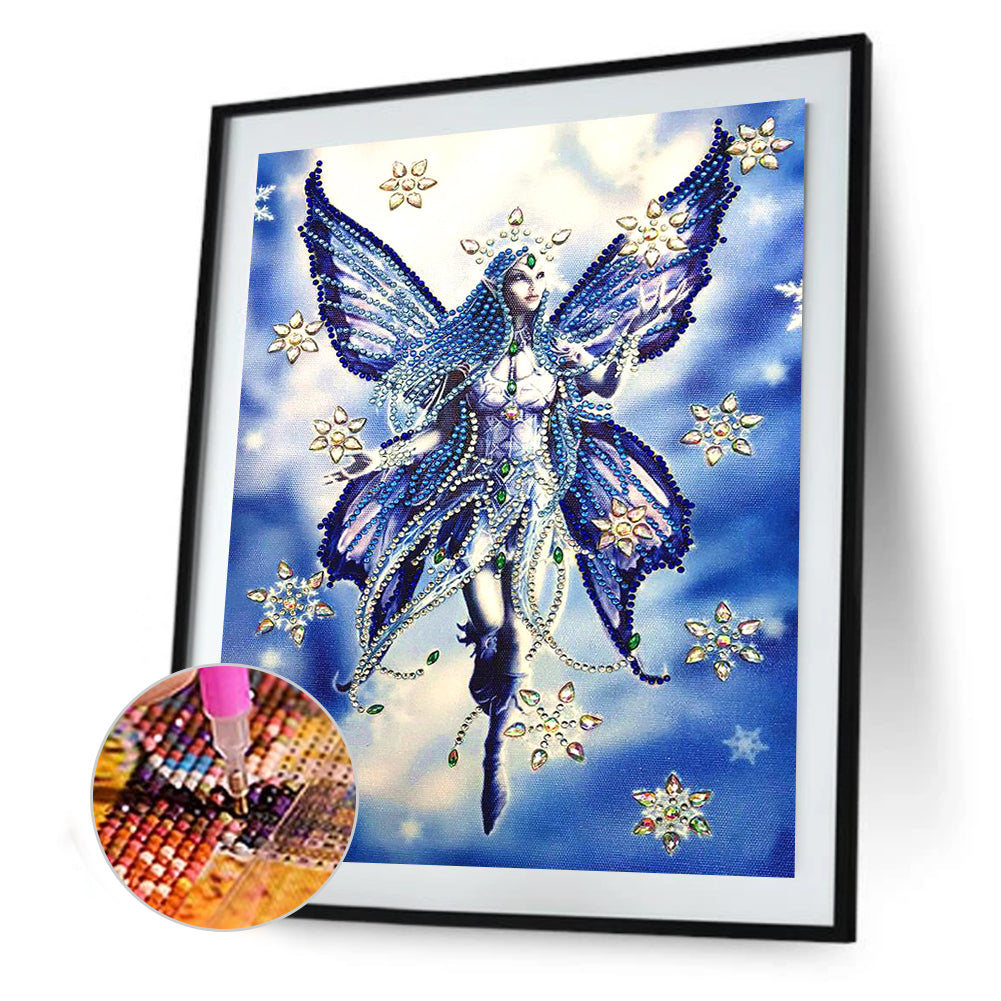 Wing Girl - Special Shaped Drill Diamond Painting 30*40CM
