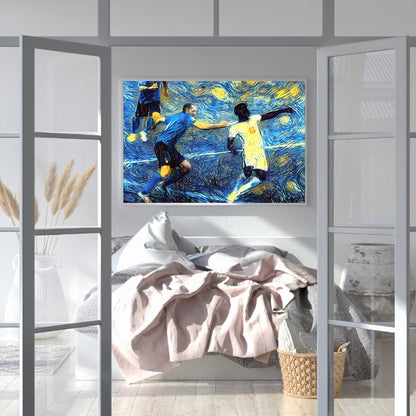 Soccer Players - Full Round Drill Diamond Painting 40*30CM