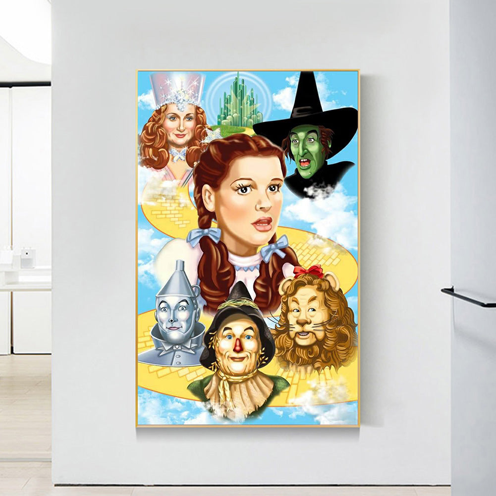 Character - Full Round Drill Diamond Painting 40*60CM