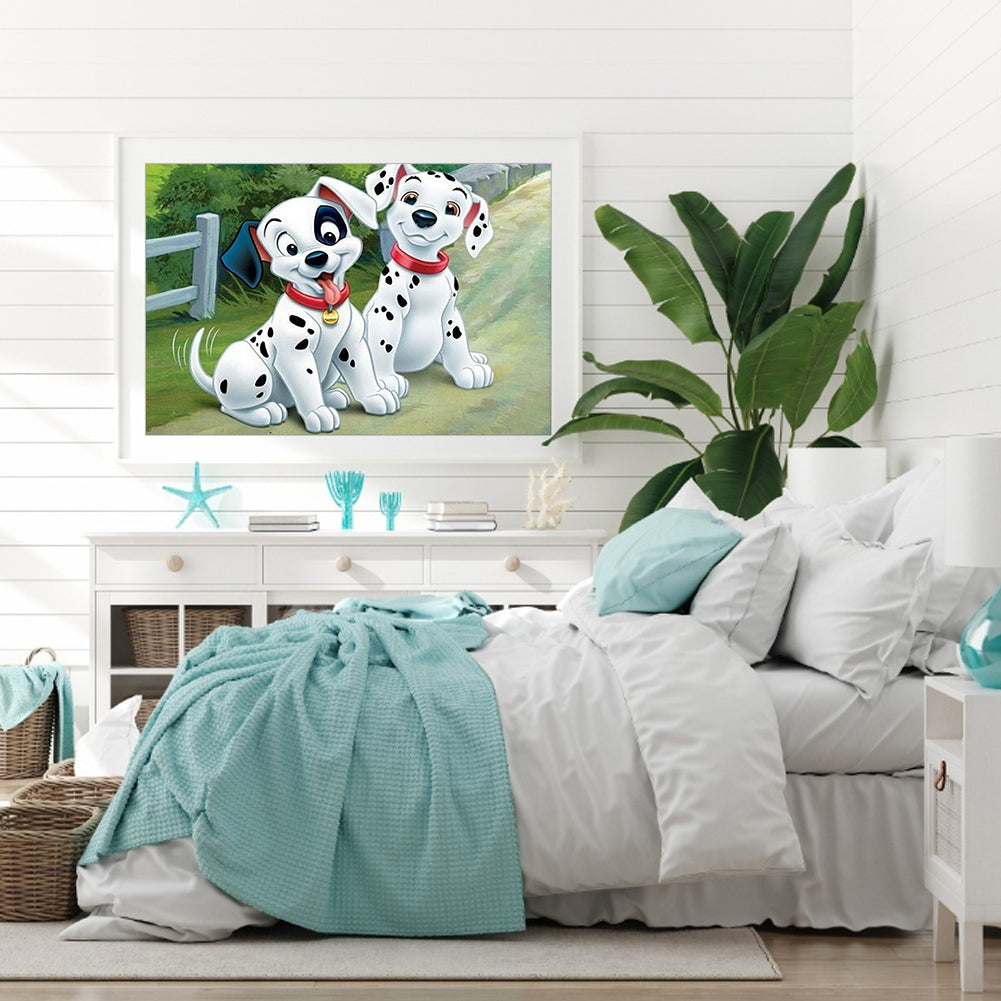 Dog - Full Round Drill Diamond Painting 30*40CM