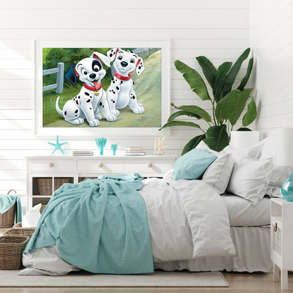 Dog - Full Round Drill Diamond Painting 30*40CM