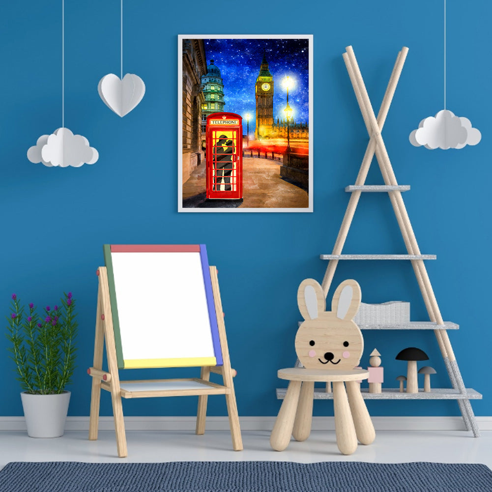 Night View - Full Round Drill Diamond Painting 30*40CM