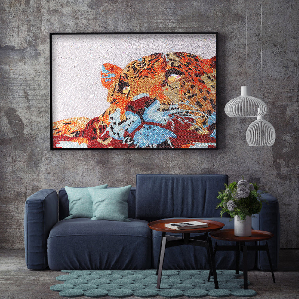 Leopard - Special Shaped Drill Diamond Painting 40*30CM
