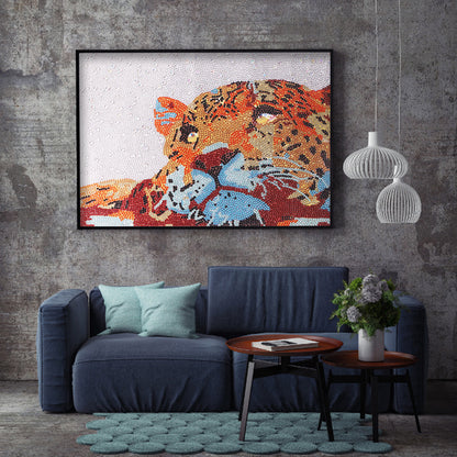Leopard - Special Shaped Drill Diamond Painting 40*30CM