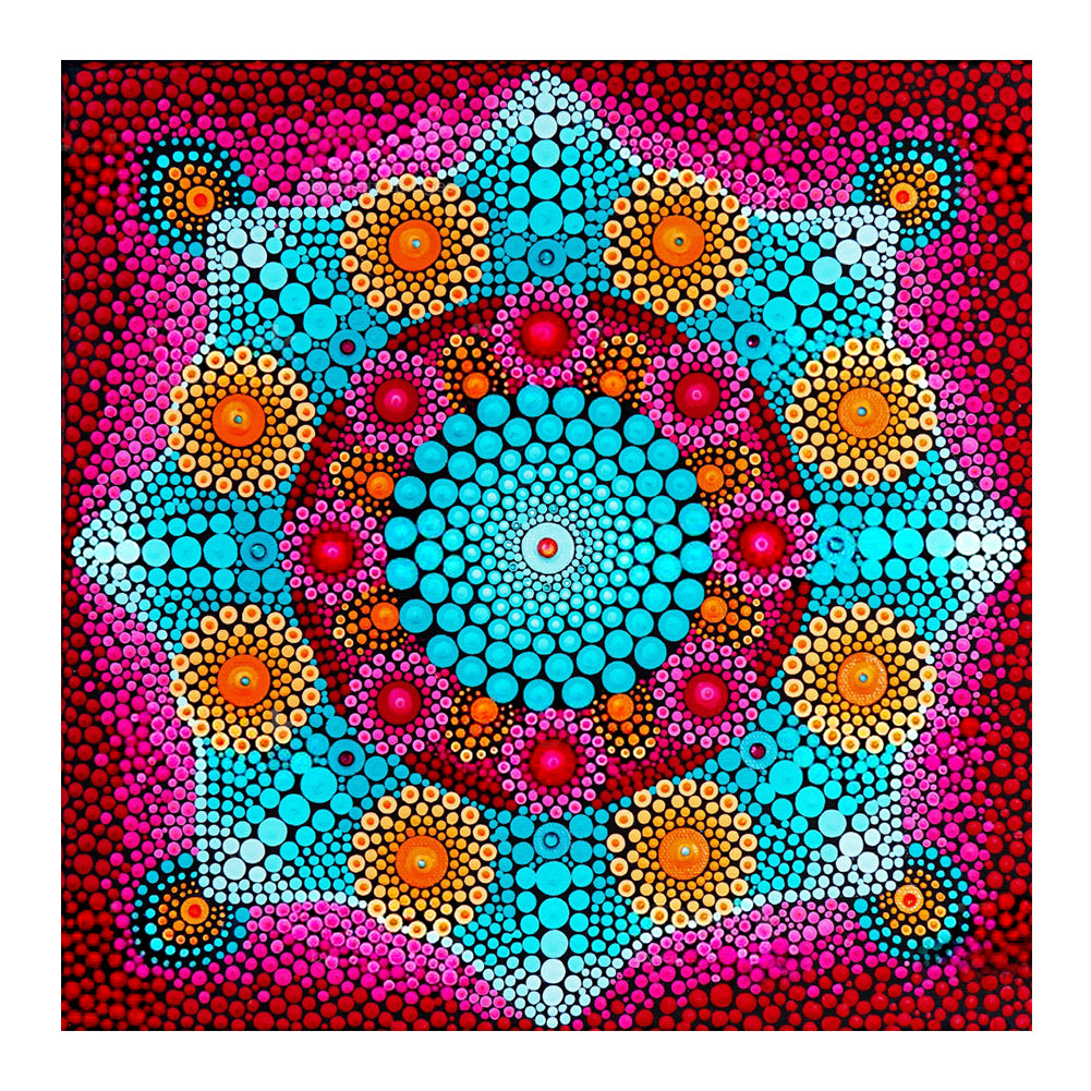 Datura - Full Round Drill Diamond Painting 30*30CM