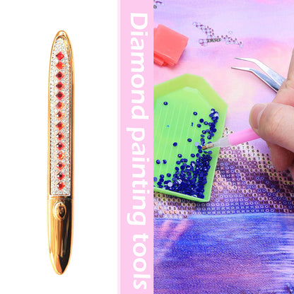 5D Diamond Painting Drills Pen Handmade Resin Crystal Point Tools Accessory
