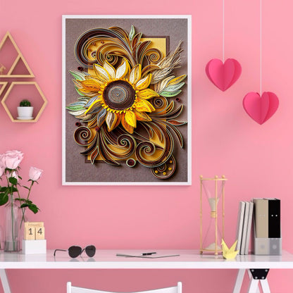 Quilling paper - Full Round Drill Diamond Painting 30*40CM