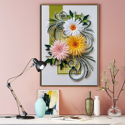 Quilling paper - Full Round Drill Diamond Painting 30*40CM