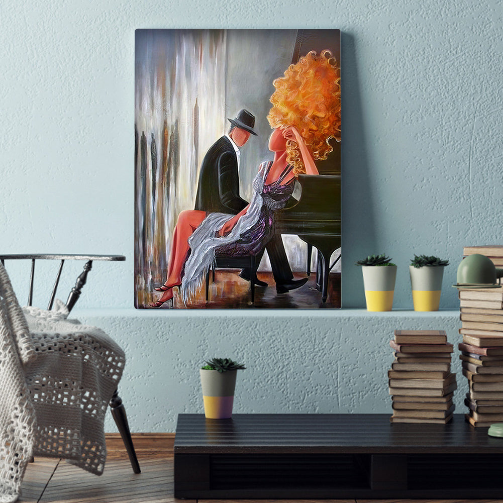 Faceless Woman - Full Round Drill Diamond Painting 30*40CM