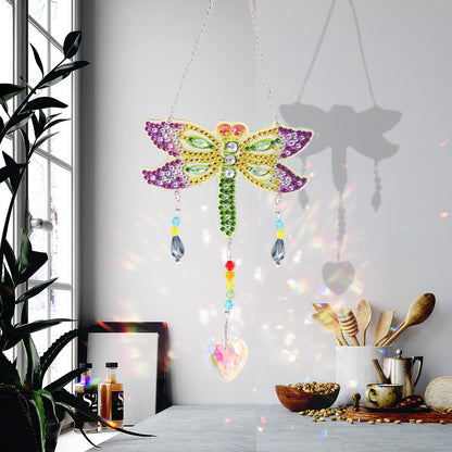 Crystal Diamond Pendant Light Catching Jewelry Wind Chime DIY Ornaments