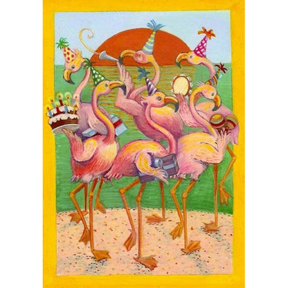 Flamingo - Full Round Drill Diamond Painting 40*50CM