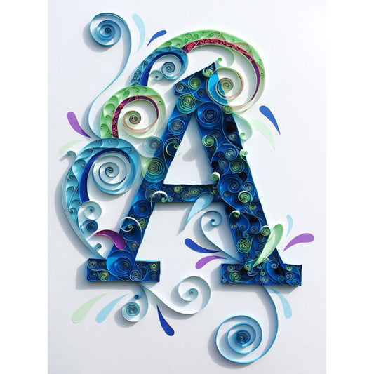 Paper Quilling - Full Round Drill Diamond Painting 30*40CM
