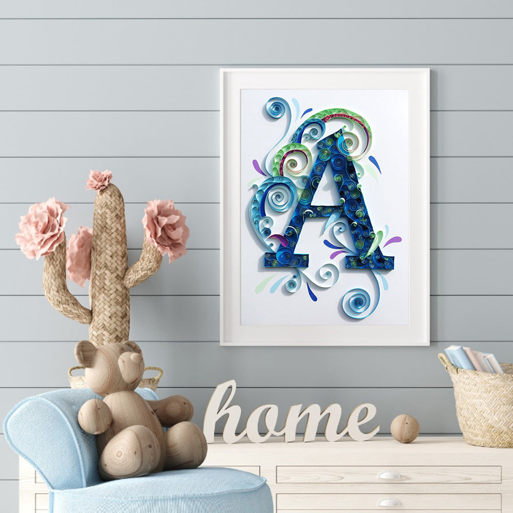 Paper Quilling - Full Round Drill Diamond Painting 30*40CM