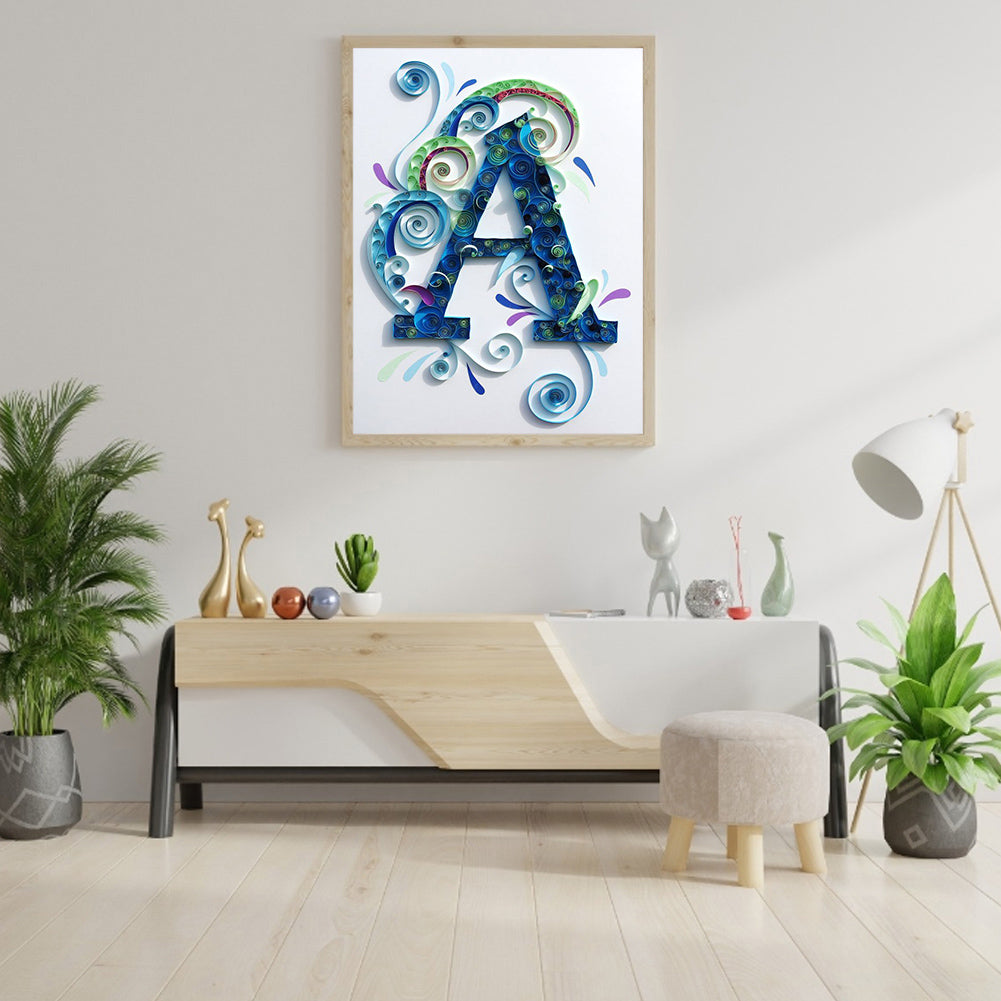 Paper Quilling - Full Round Drill Diamond Painting 30*40CM