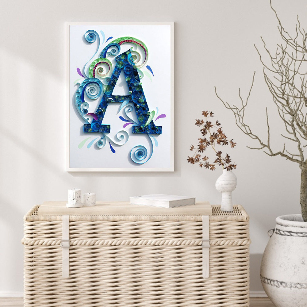 Paper Quilling - Full Round Drill Diamond Painting 30*40CM