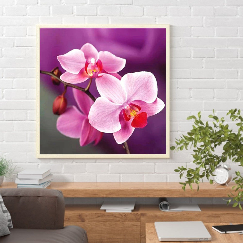 Flower - Full Round Drill Diamond Painting 30*30CM