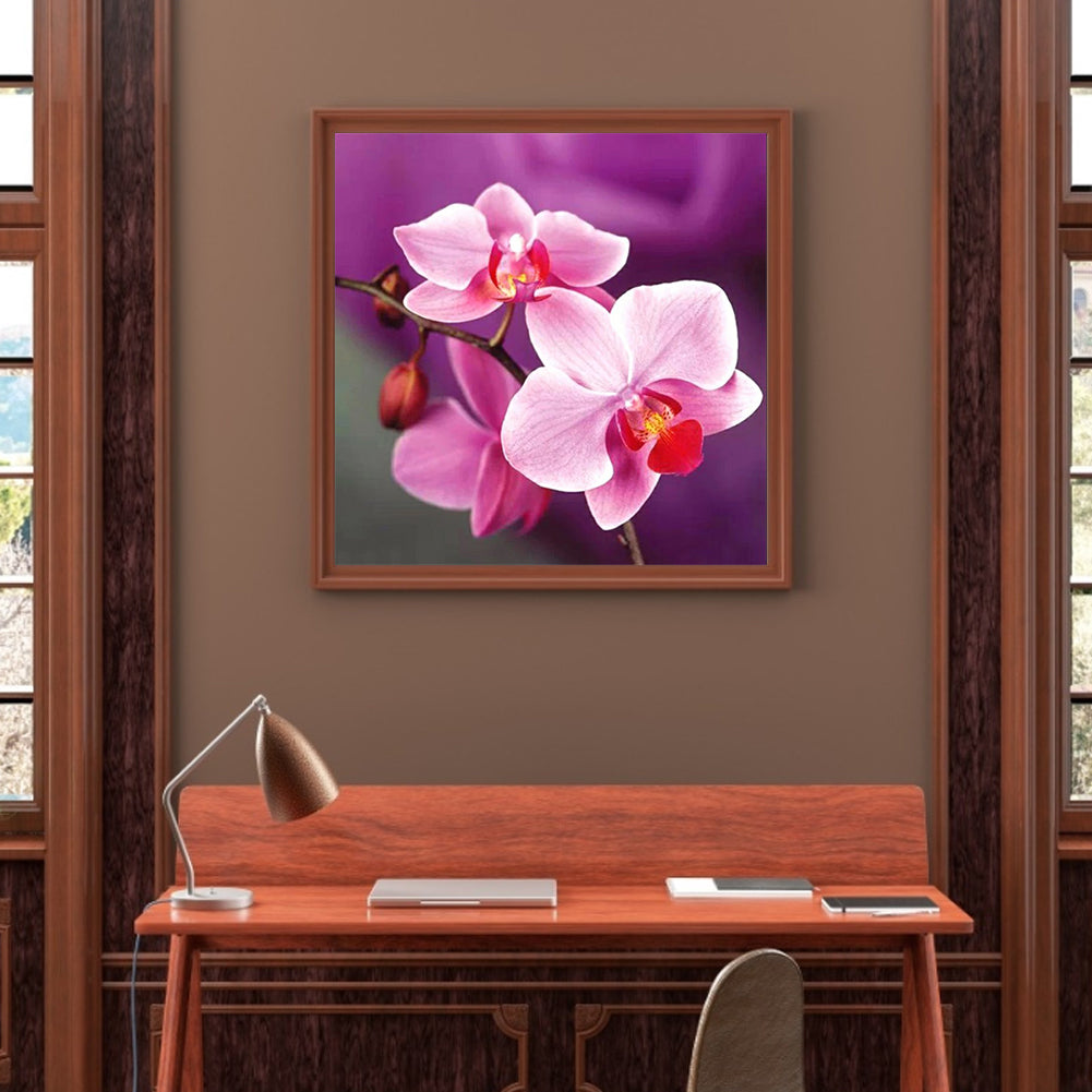 Flower - Full Round Drill Diamond Painting 30*30CM