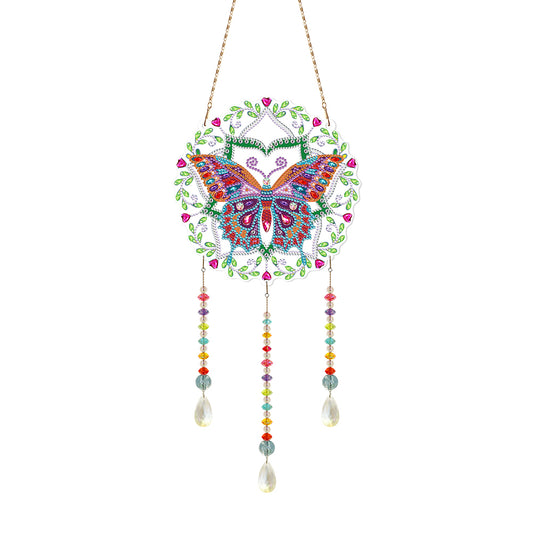 DIY Crystal Prism Teardrop Pendant Diamond Painting Kit Hanging Wind Chime