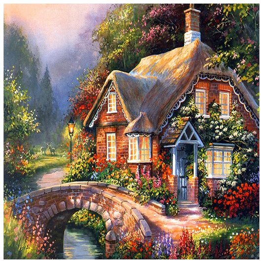 Countryside Landscape - Full Square Drill Diamond Painting 40*40CM