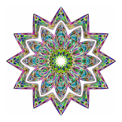 Datura - Full Round Drill Diamond Painting 40*40CM