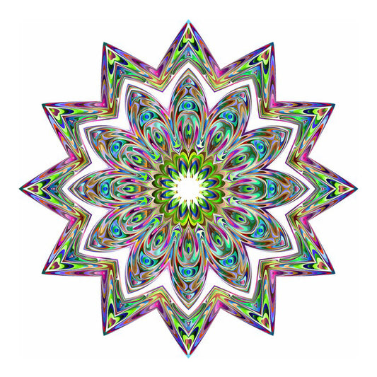 Datura - Full Round Drill Diamond Painting 40*40CM