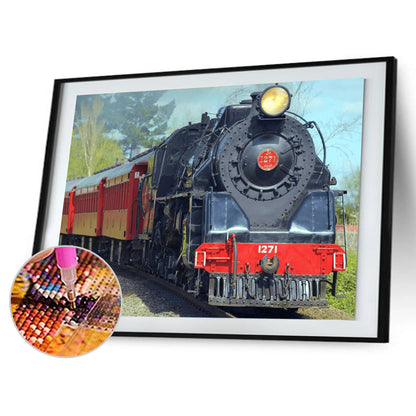 Train - Full Round Drill Diamond Painting 40*30CM