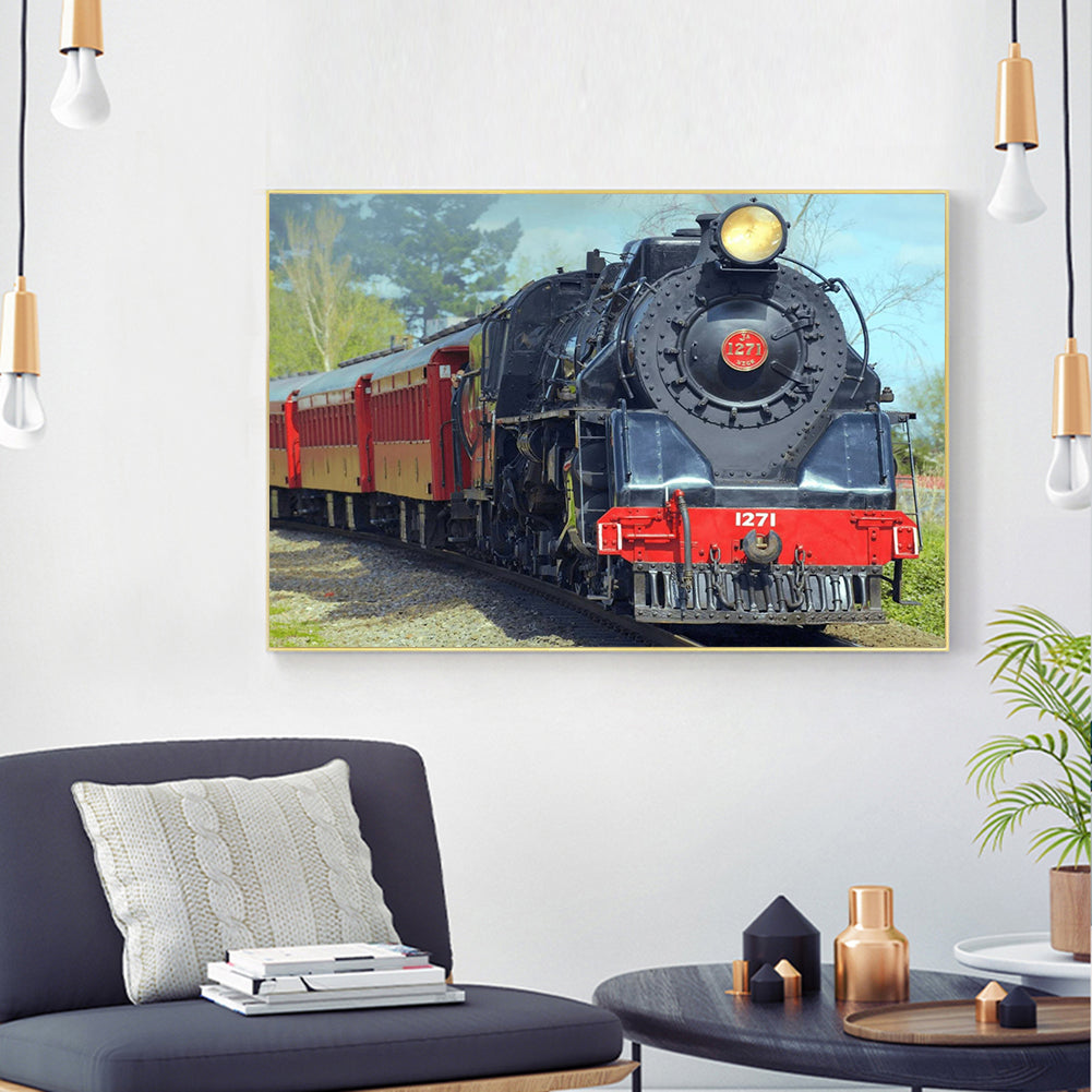 Train - Full Round Drill Diamond Painting 40*30CM