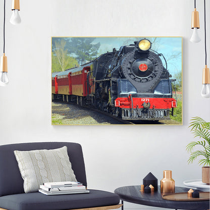 Train - Full Round Drill Diamond Painting 40*30CM