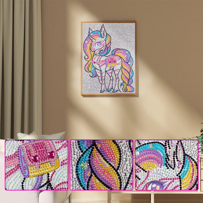 Unicorn - Special Shaped Drill Diamond Painting 30*40CM