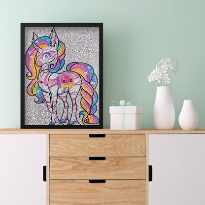 Unicorn - Special Shaped Drill Diamond Painting 30*40CM