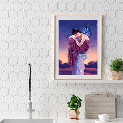 Beauty Butterfly - Full Square Drill Diamond Painting 30*40CM