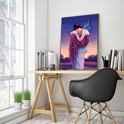 Beauty Butterfly - Full Square Drill Diamond Painting 30*40CM