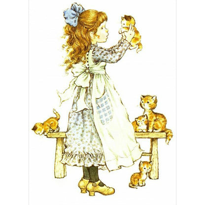 Girls - Full Round Drill Diamond Painting 30*40CM