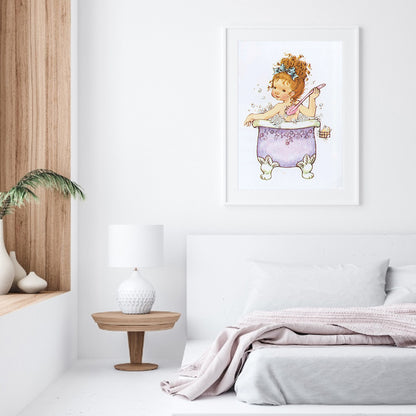 Girls - Full Round Drill Diamond Painting 30*40CM