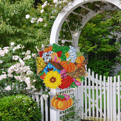 Xmas Diamond Painting Wreath Special Shape Drill Rhinestone Garland Craft