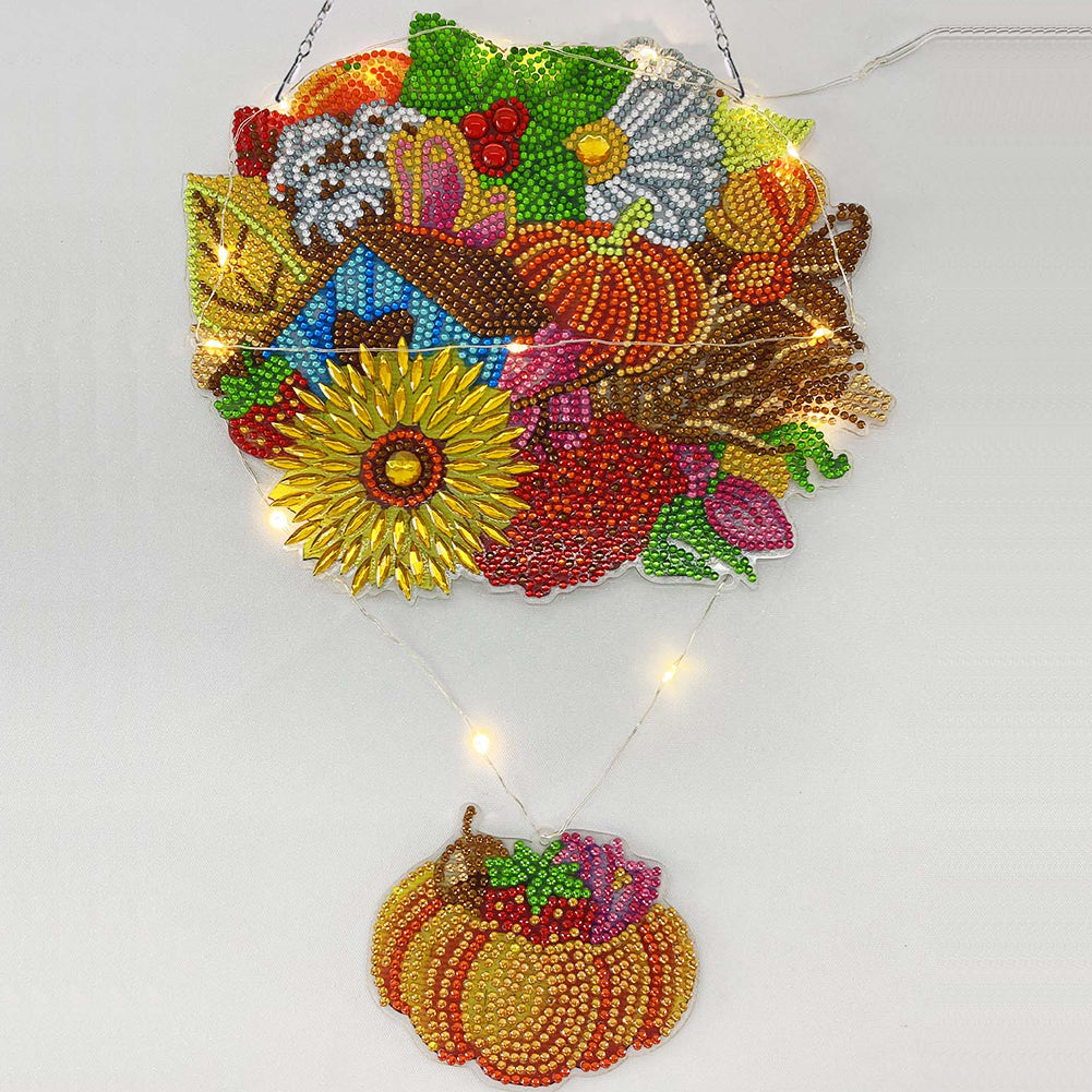 Xmas Diamond Painting Wreath Special Shape Drill Rhinestone Garland Craft