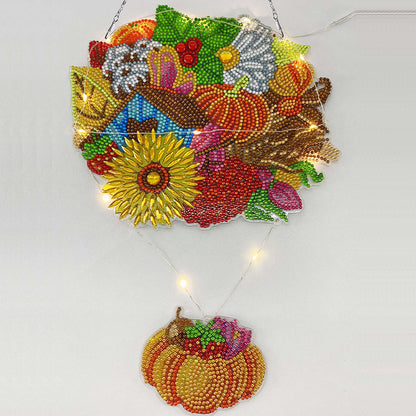 Xmas Diamond Painting Wreath Special Shape Drill Rhinestone Garland Craft