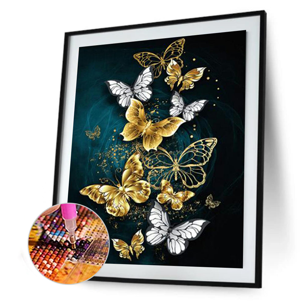 Butterfly - Full Square Drill Diamond Painting 30*40CM