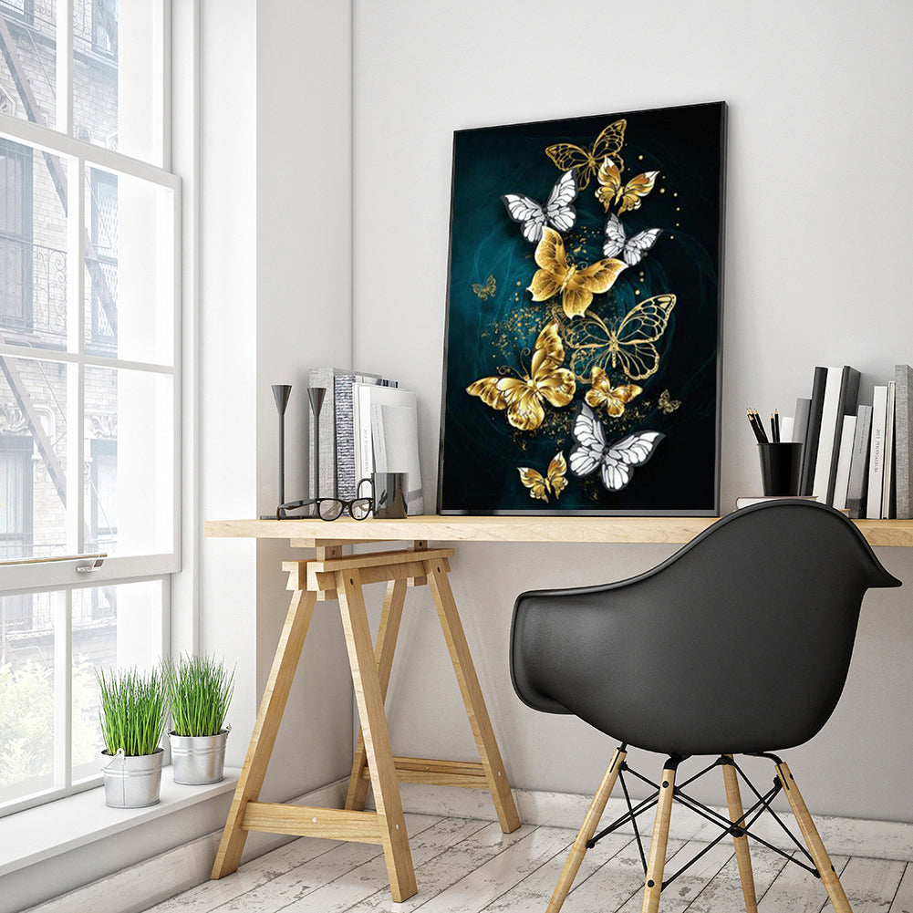 Butterfly - Full Square Drill Diamond Painting 30*40CM